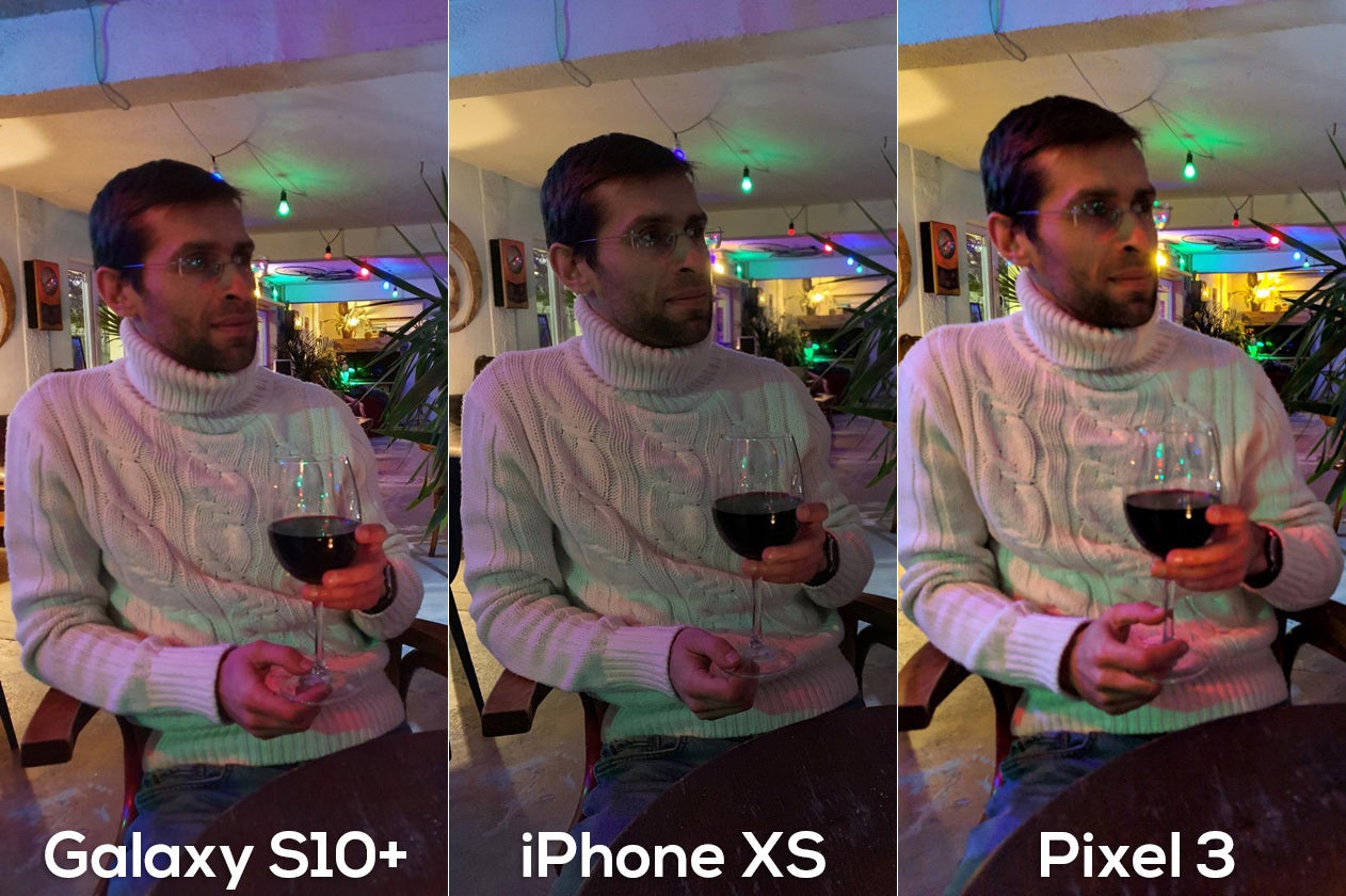 Galaxy S10+ vs Pixel 3 vs iPhone XS: NIGHT camera comparison