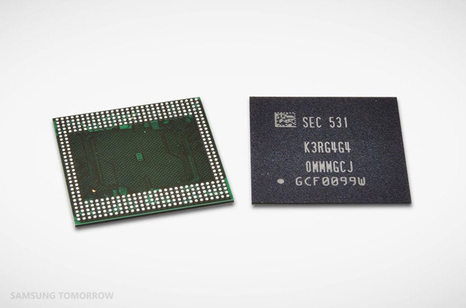 Samsung&#039;s 12GB LPDDR4 DRAM chip - Samsung&#039;s chip business was hit hard by U.S. ban on Huawei