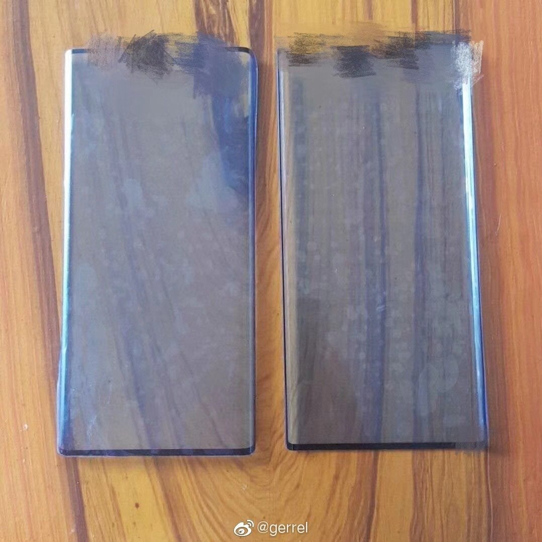 Photo allegedly shows protective film cover for the Huawei Mate 30 and Mate 30 Pro - Photo claims to show Huawei Mate 30 and Mate 30 Pro protective film