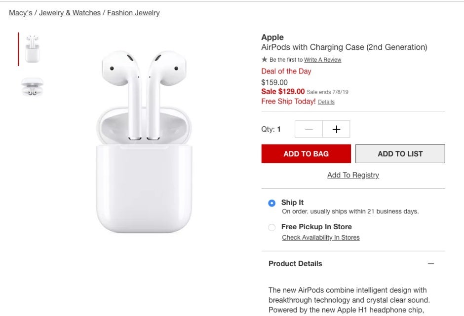 Apple&#039;s second-gen AirPods with charging case can be yours at a cool $30 discount (if you hurry)