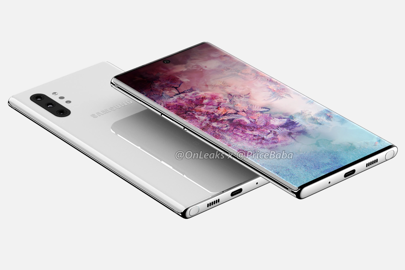 Samsung Galaxy Note 10+ CAD-based render - Samsung&#039;s Galaxy Note 10 5G will reportedly be a Verizon exclusive