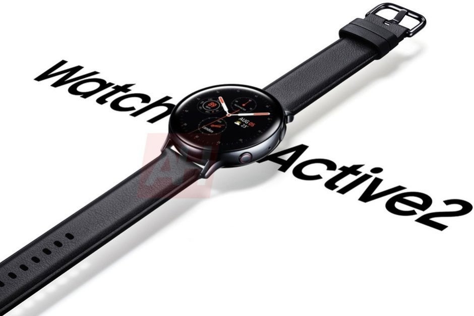 That&#039;s one classy leather band for this LTE-enabled Galaxy Watch Active 2 model - Samsung will release the Galaxy Watch Active 2 soon... with its best feature disabled until 2020