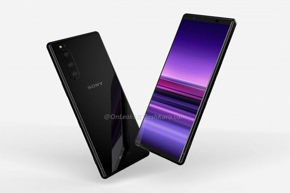 Sony Xperia 1R/2 CAD-based render - The Sony Xperia 1R could launch as the world&#039;s first 5K phone