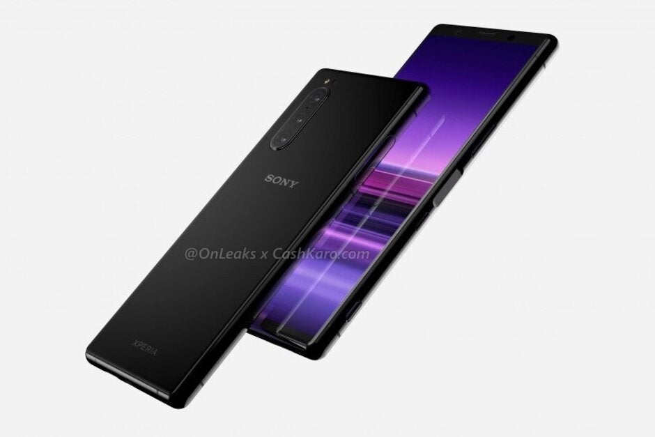 Sony Xperia 1R/2 CAD-based render - The Sony Xperia 1R could launch as the world&#039;s first 5K phone