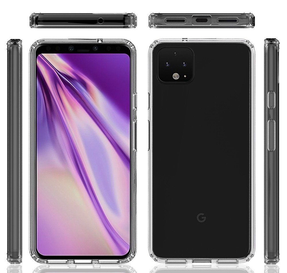 Case render for the Google Pixel 4 XL - Google Pixel 4 XL case renders leak