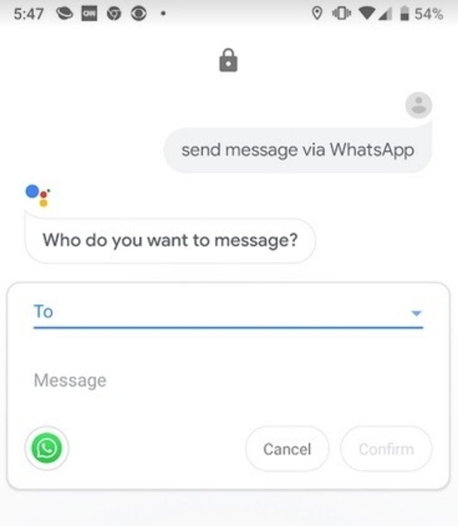 Google Assistant can send a text from your phone&#039;s lock screen in new test - Google tests feature that allows Assistant to send texts from the lock screen