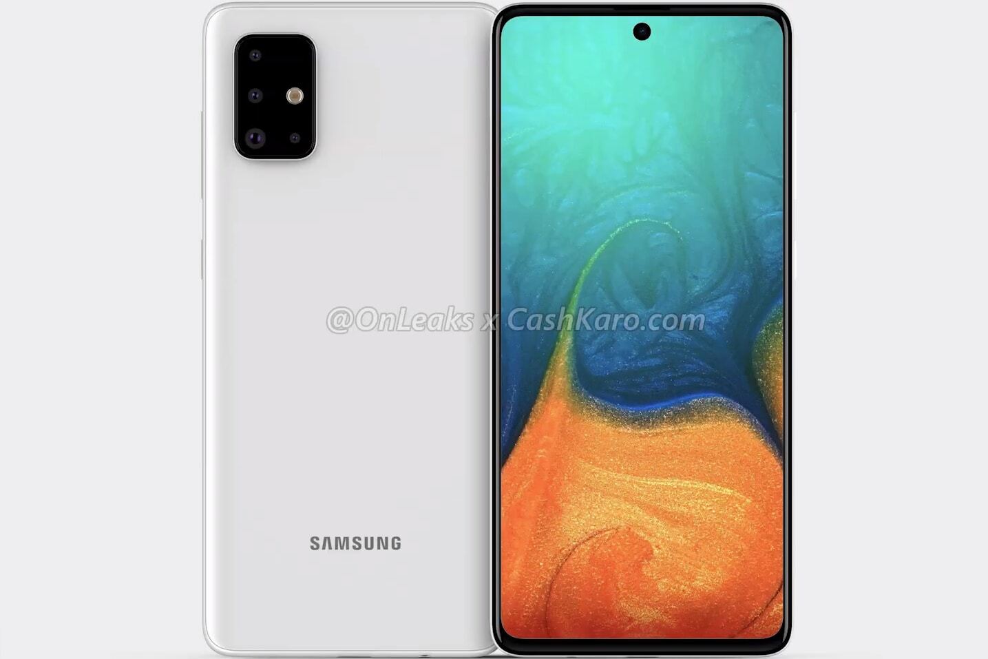 Quad-camera Galaxy A71 leaks with massive punch-hole display, headphone jack