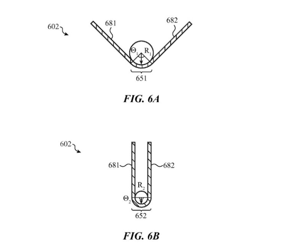 Another illustration from Apple&#039;s patent - Apple&#039;s latest patent indicates that a foldable iPhone could be upcoming