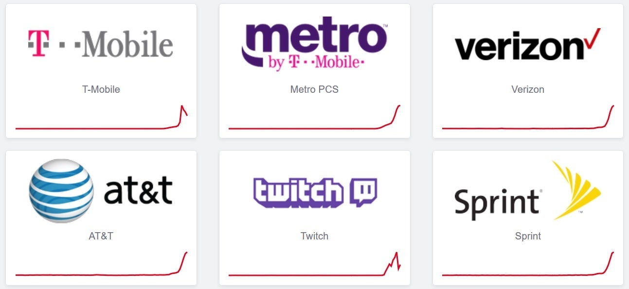 Several wireless providers are having connectivity issues today in major U.S. cities - Major U.S. carriers go down on Monday afternoon (UPDATE: Blame it on T-Mobile)