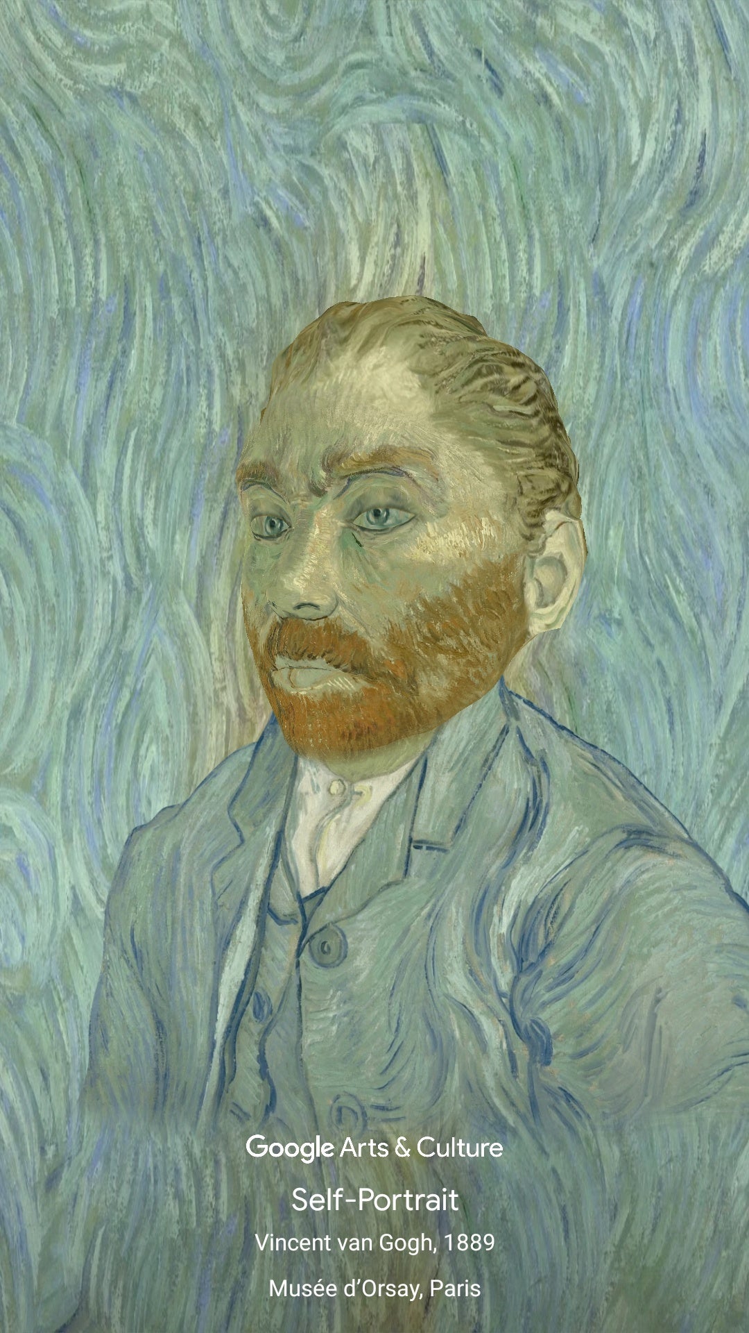 The filter places you into Van Gogh&#039;s iconic self-portrait - Have Van Gogh draw your portrait: Google launches Art Filters