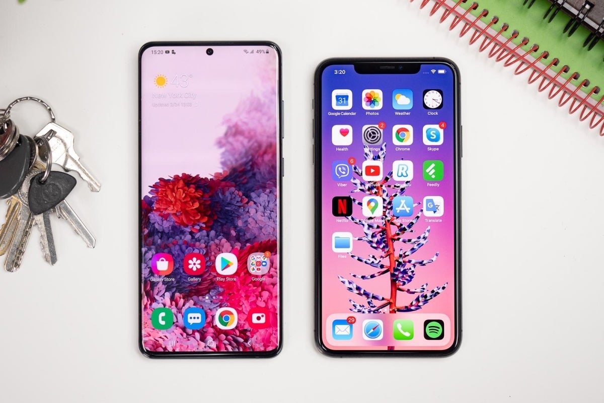 The Galaxy S20 Ultra (left) and iPhone 11 Pro Max (right) could be two of the best devices discounted on Black Friday - Walmart&#039;s Black Friday deals will start sooner and last longer than you think