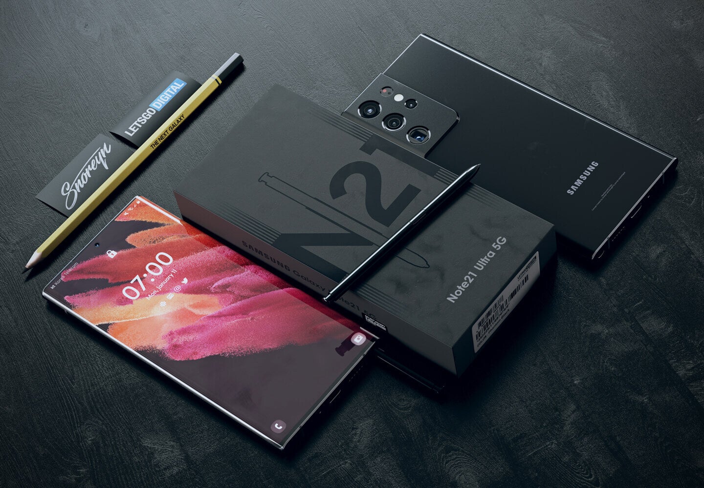 	Samsung Galaxy Note 21 Ultra concept render — LetsGoDigital x Snoreyn - This is what Samsung&#039;s Galaxy Note 21 Ultra could look like