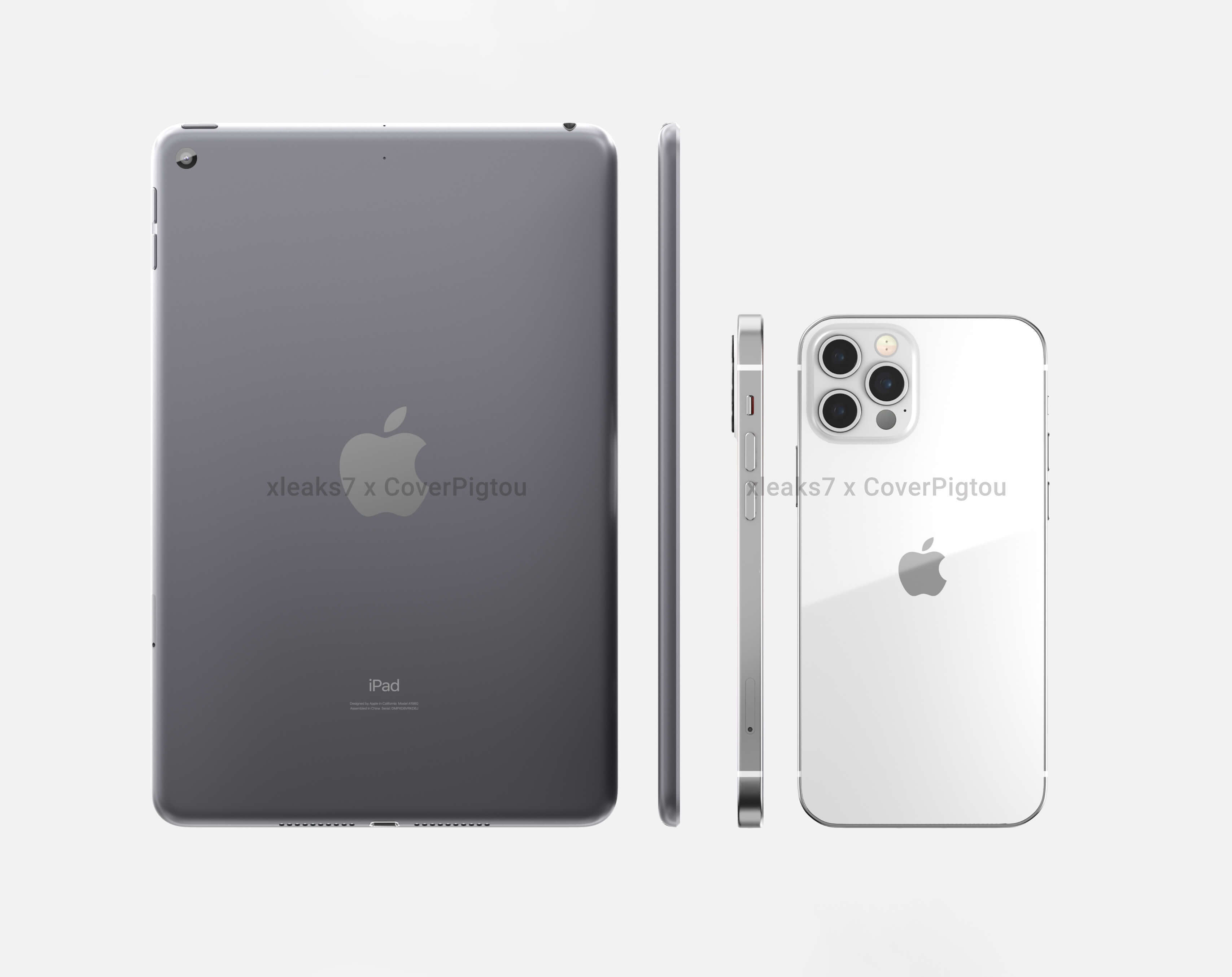 Apple&#039;s alleged iPad mini 6 vs the iPhone 12 Pro - Sketchy iPad mini 6 leak points towards in-screen Touch ID, punch-hole camera