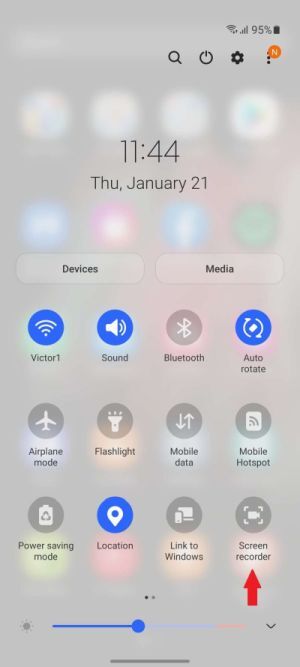 How to record the screen of your Samsung Galaxy S21