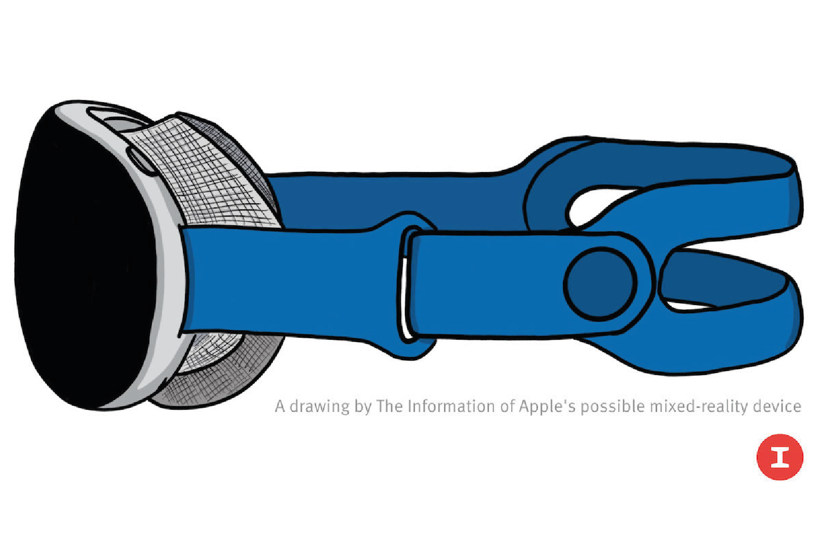 Apple AR/VR headset sketch based on prototype unit - $3,000 Apple AR/VR headset coming 2022 with eye tracking, 8K displays, much more