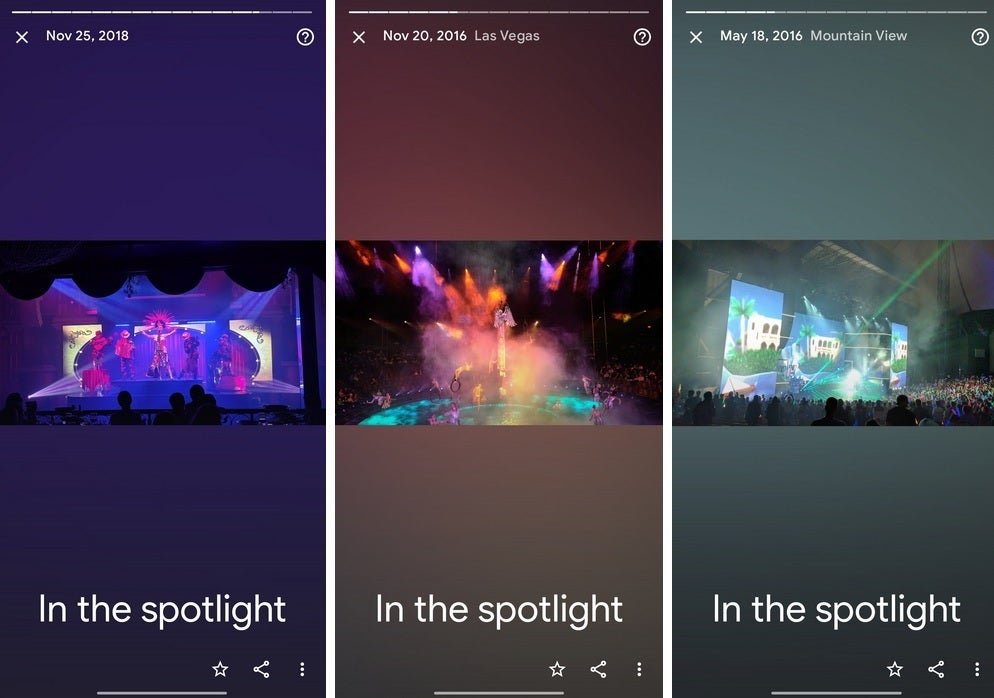 The newest Memories category for the Google Photos app is titled In the spotlight. Credit AndroidPolice - Google adds another &quot;Memories&quot; collection to the Photos app