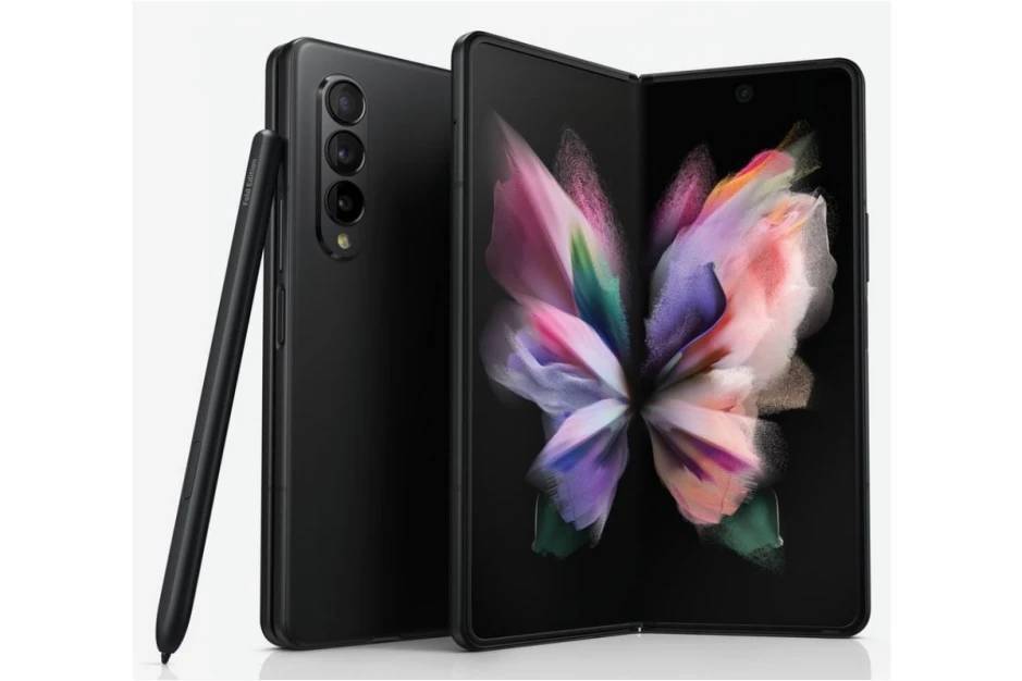 Alleged Galaxy Z Fold 3 press images show that the under-panel camera is visible - Xiaomi&#039;s under-display camera smartphone could one-up Galaxy Z Fold 3 on aesthetics