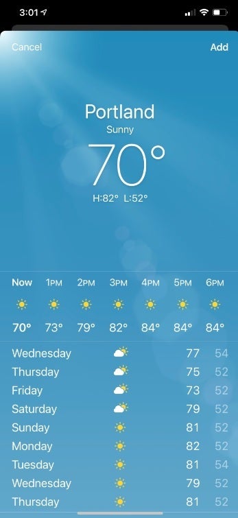 Is it 70 degrees in Portland or really 69? - Apple&#039;s iOS weather app won&#039;t post a temperature of 69 degrees