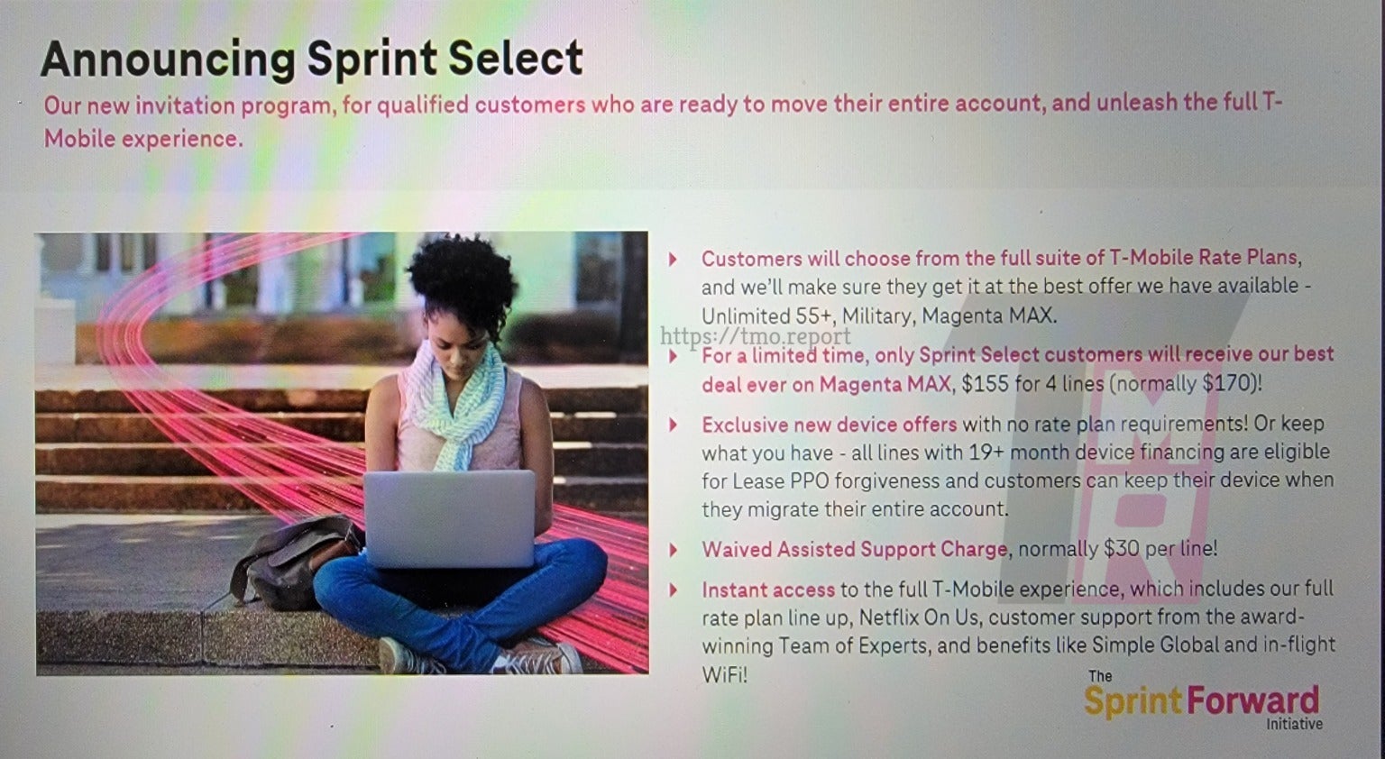 T-Mobile entices Sprint users to switch with the Select incentives - Here&#039;s how T-Mobile will make you switch from Sprint: free 5G phones and plan discounts