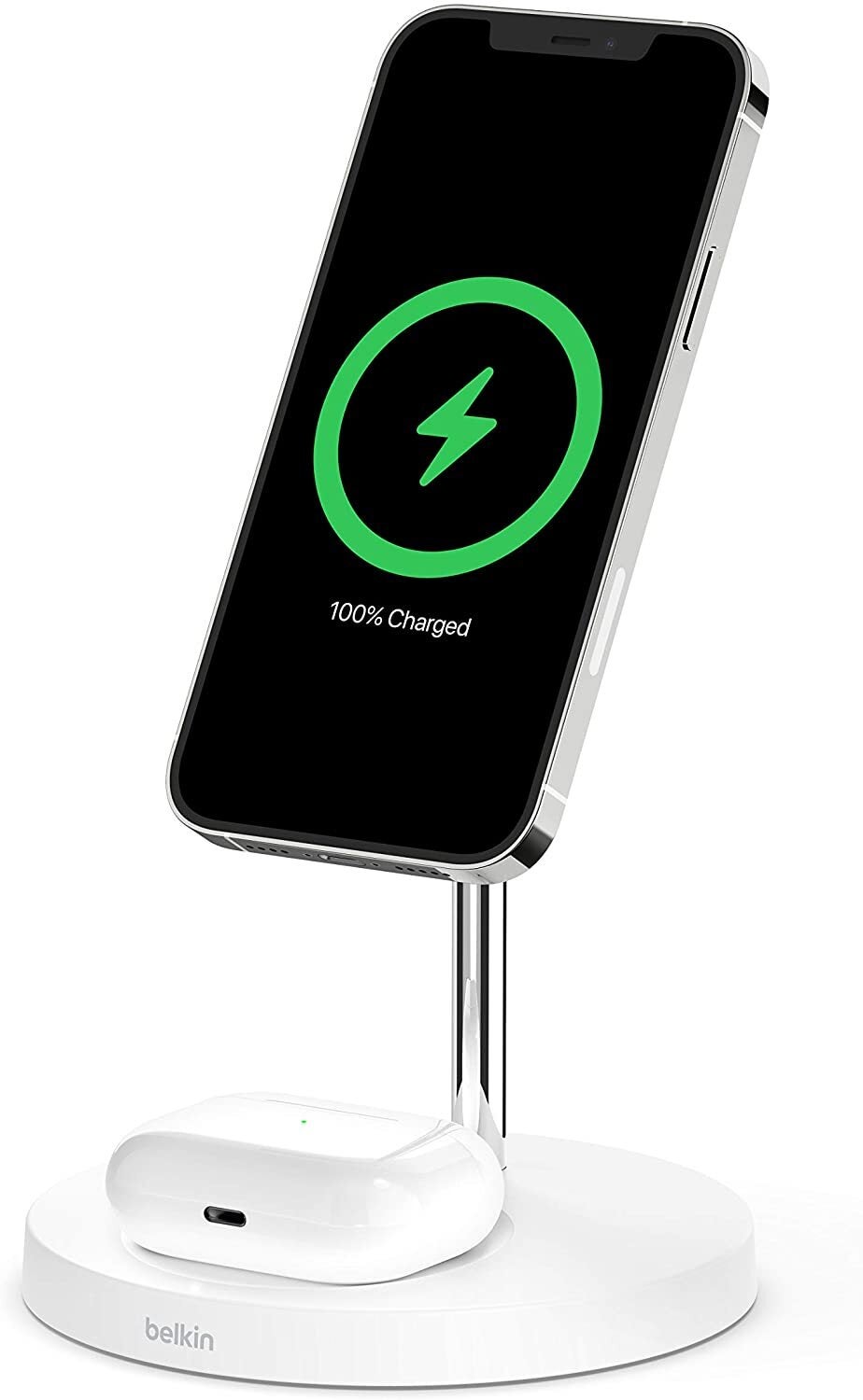 A gorgeous stab at a wireless charger by Belkin&amp;nbsp;— clean and simple. - The best iPhone 13 wireless chargers