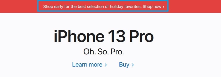 Apple&#039;s website suggests that you &quot;shop early - Apple tells consumers to &quot;Shop Early;&quot; extends the return deadline for the holidays
