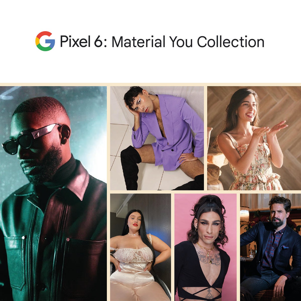 Google&#039;s Material You digital fashion collection inspired by the Pixel 6 series - Google dabbles in digital fashion with the &#039;Pixel 6: Material You&#039; collection