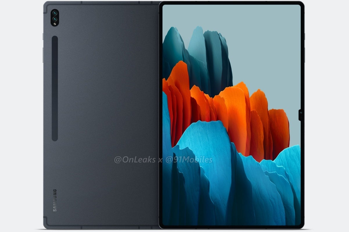 Previously leaked Tab S8 Ultra renders - Samsung&#039;s Galaxy Tab S8 Ultra notch is now &#039;100% certain&#039;
