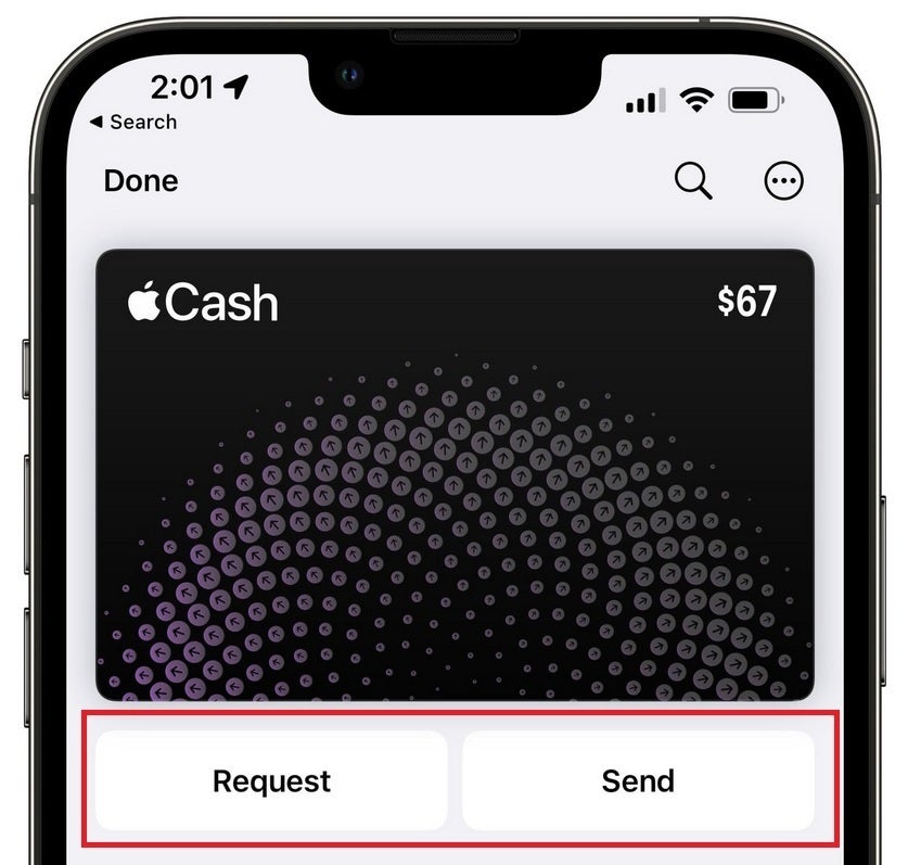 The iOS 15.5 update adds buttons to the Apple Cash card making it easier to request cash and send it - New features, bug fixes, and security patches: Apple releases iOS 15.5, iPadOS 15.5