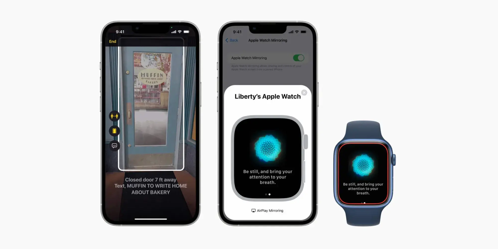Door detection and Apple Watch Mirroring are showcased here - Apple announces new accessibility features: Door Detection, Apple Watch Mirroring, Live Captions