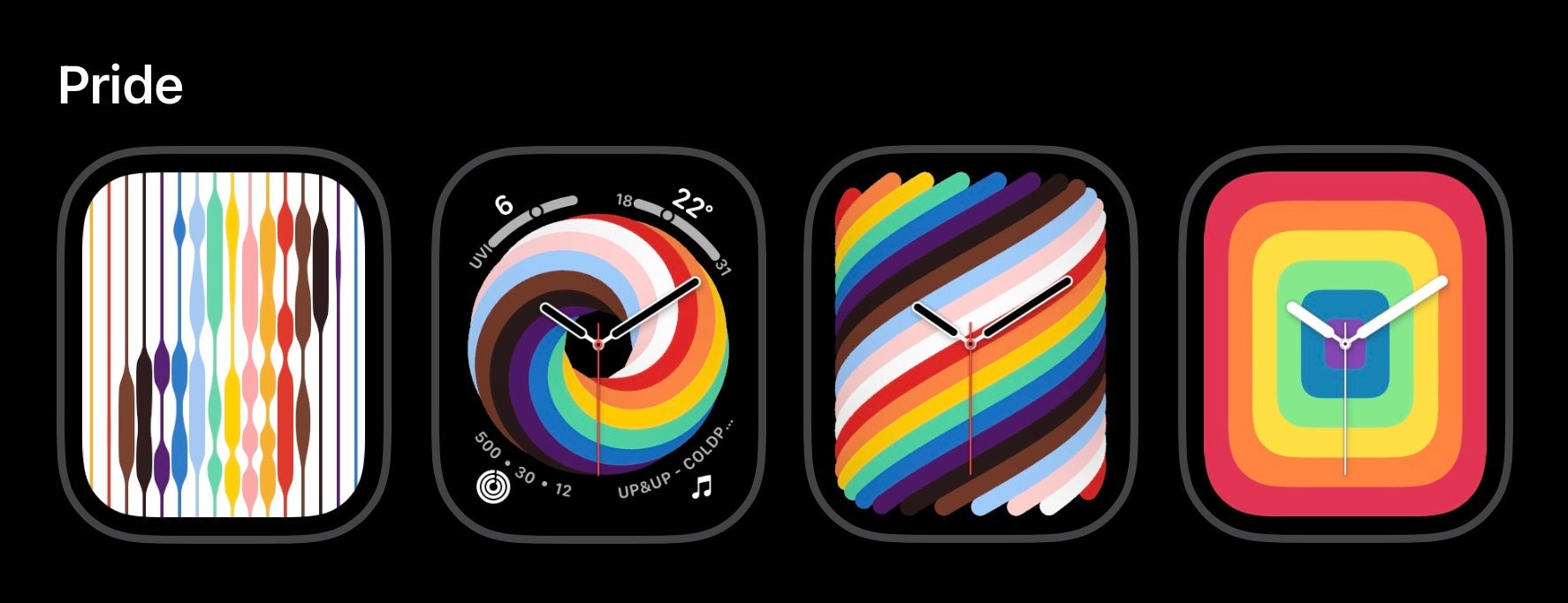 That first one is currently the newest available Apple Watch face. It&#039;s cool, but the rest... can you really tell the time? - Time for Apple to stop being a control freak? Why the Apple Watch fails as a fashion accessory
