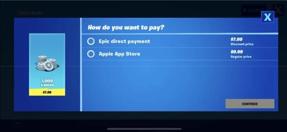 Epic offered its own in-app payment platform for Fortnite users so they could bypass Apple&#039;s cut of in-app payments - Apple gives in to Dutch dating app developers