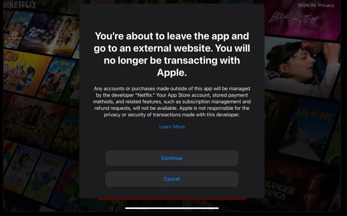 Netflix escapes the Apple Tax - Netflix escapes Apple Tax at last as app links to streamer&#039;s own subscription site