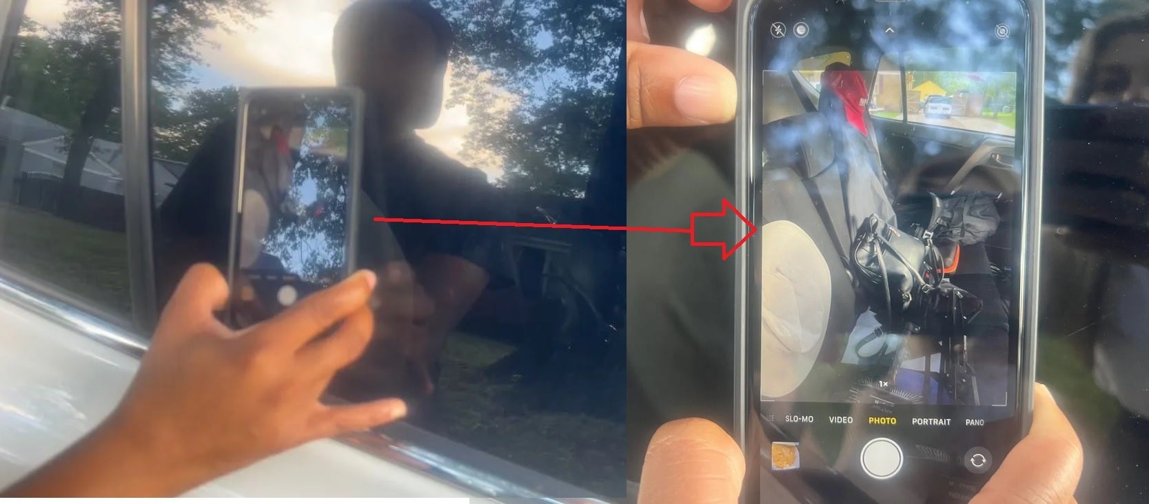Cellphone cameras can see right through the darkest tint on vehicle windows - Why the cellphone camera has become the latest tool for thieves