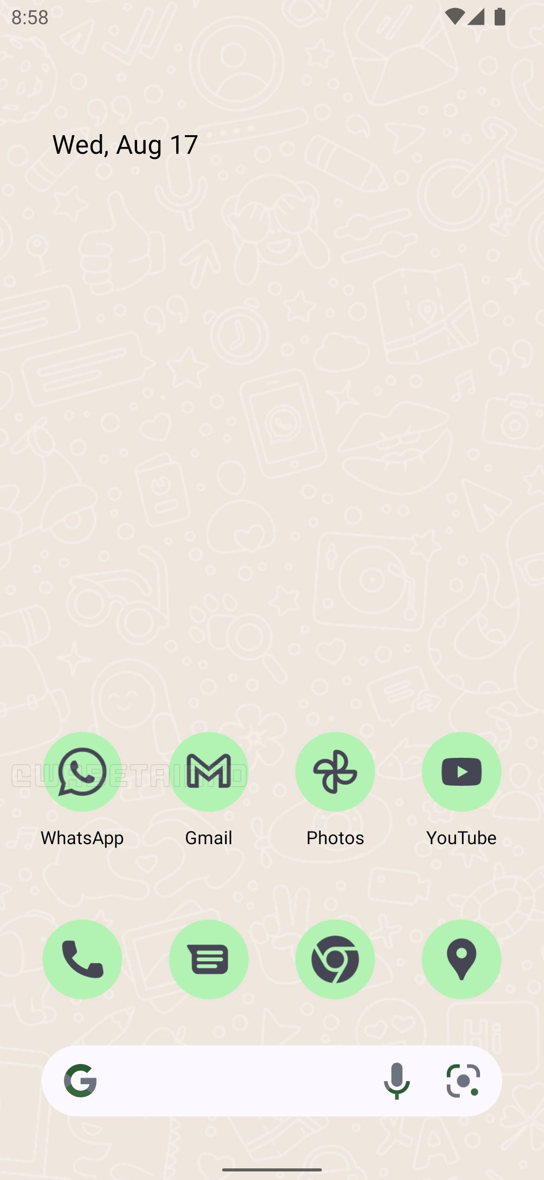 WhatsApp beta for Android now has Android 13&#039;s signature themed icon look