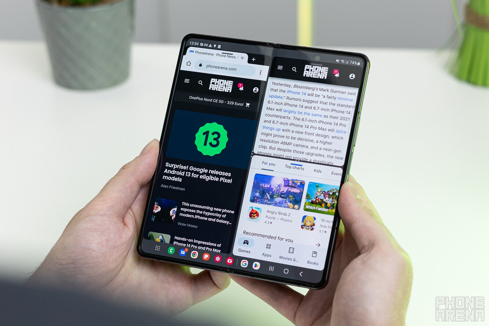 Multitasking on the huge Samsung Galaxy Z Fold 4 is top tier, but normal-sized Android phones offer it too - iPhone 14: It&#039;s a power flex, but do we need it? I need this instead, and it&#039;s still missing…