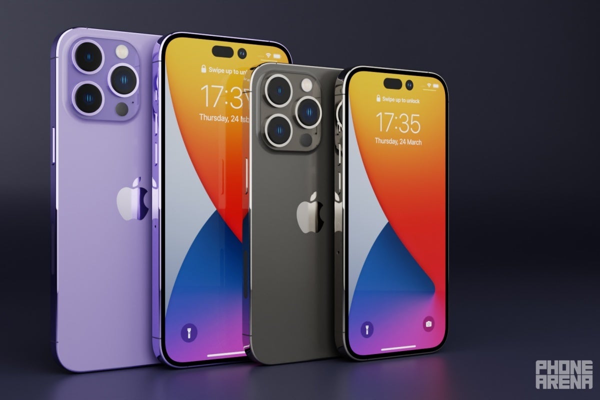 iPhone 14 Pro and 14 Pro Max concept renders based on existing rumors and leaks. - Unverified source spills the beans on iPhone 14 colors, storage, charging speed, price, and more