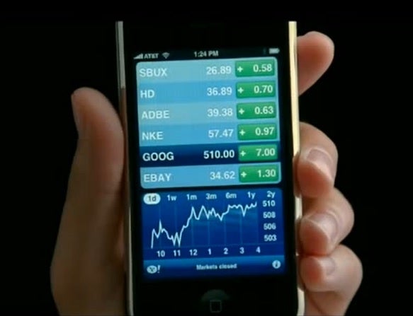 Imagine if you owned these stocks at the prices seen in Apple&#039;s 2007 iPhone ad - Bull market for iPhone users! Update to iOS 16.2 brings new capability to the Stocks app