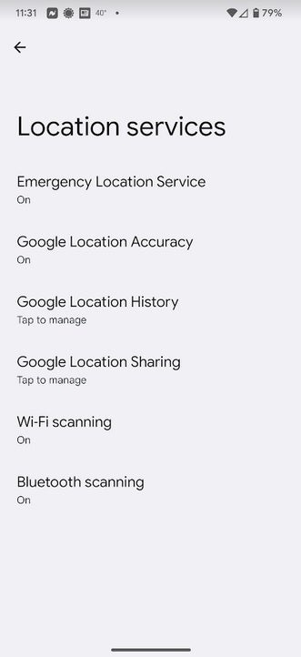 Location services page on Android 13 QPR1 Beta 3.5 - Google&#039;s &quot;dark patterns&quot; trick users into revealing personal data; lawsuit settled for $392 million