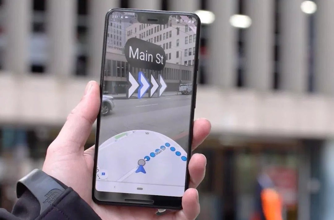 Google Map&#039;s Live View is a good example of how AR works - Apple reportedly is using both iOS based rOS and macOS based xrOS for its AR/VR headset