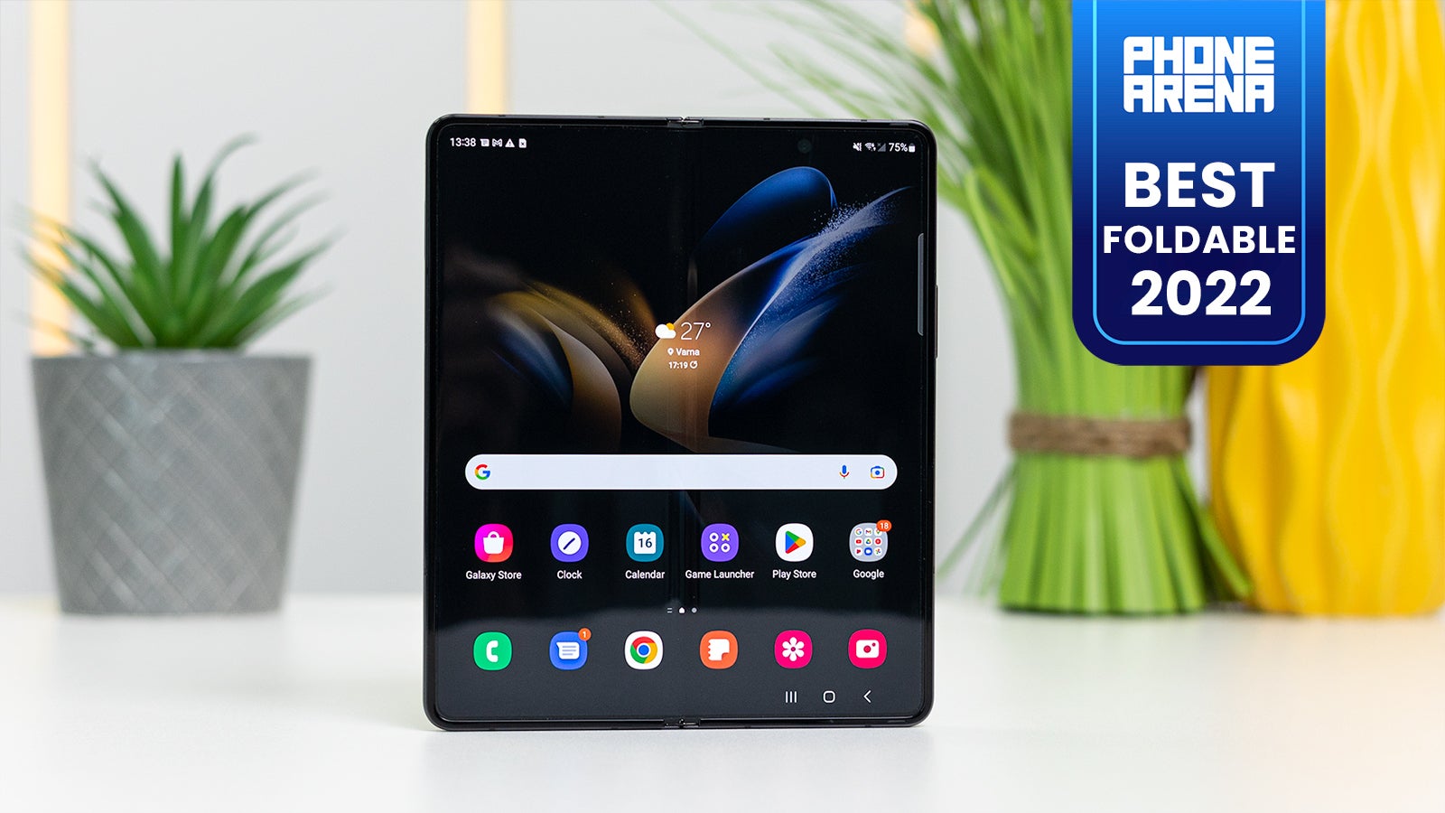 (Image Credit - PhoneArena) There wasn&#039;t really too much competition for the Galaxy Z Fold 4 this year - PhoneArena Awards 2022: Best Phones of the Year!