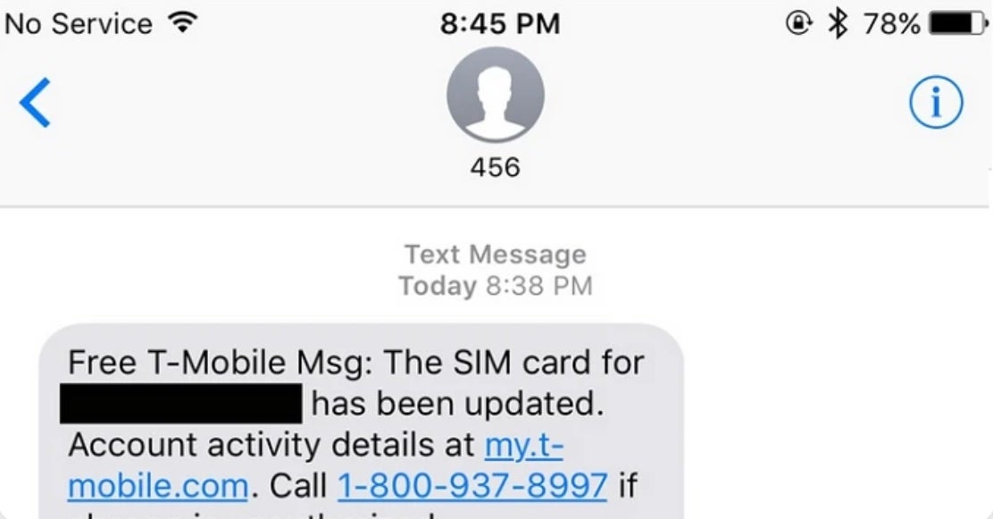 If you see a message like this but didn&#039;t ask for a new SIM card, you&#039;re a victim of the SIM swap scam - T-Mobile subscribers should enable this new security feature ASAP to prevent being a victim of fraud