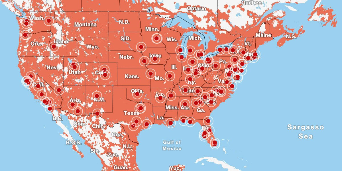 Verizon 5G coverage map - Verizon 5G network coverage map: which cities are covered?