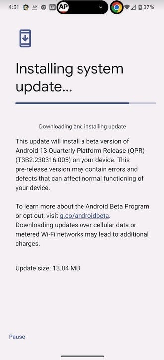 Google releases Android 13 QPR3 Beta 2.1 for eligible Pixel models - The latest QPR3 Beta update brings &quot;modem updates&quot; to eligible Pixel models