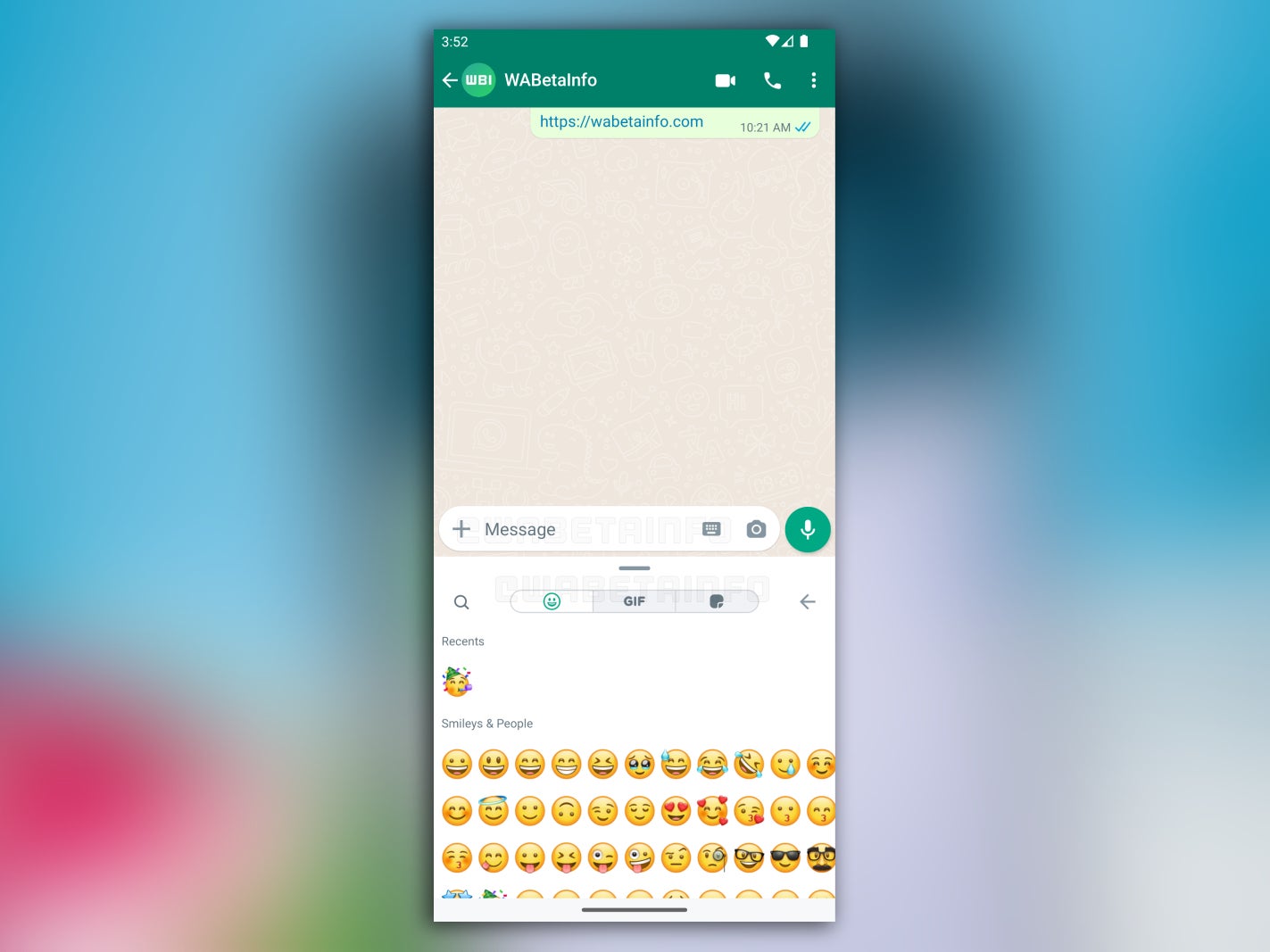 The revamp, as shown off by WABetaInfo. - WhatsApp plans to move UI elements around to provide clarity in its keyboard