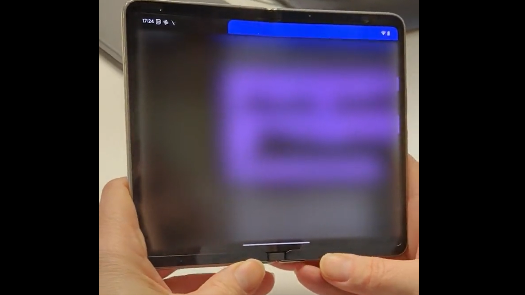 Leaked Pixel Fold hands-on video shows Google&#039;s first foldable phone up close