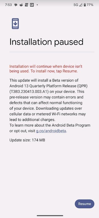 Last week eligible Pixel phones were able to install the QPR3 Beta 3 update - Recent update leads Pixel models to freeze and crash