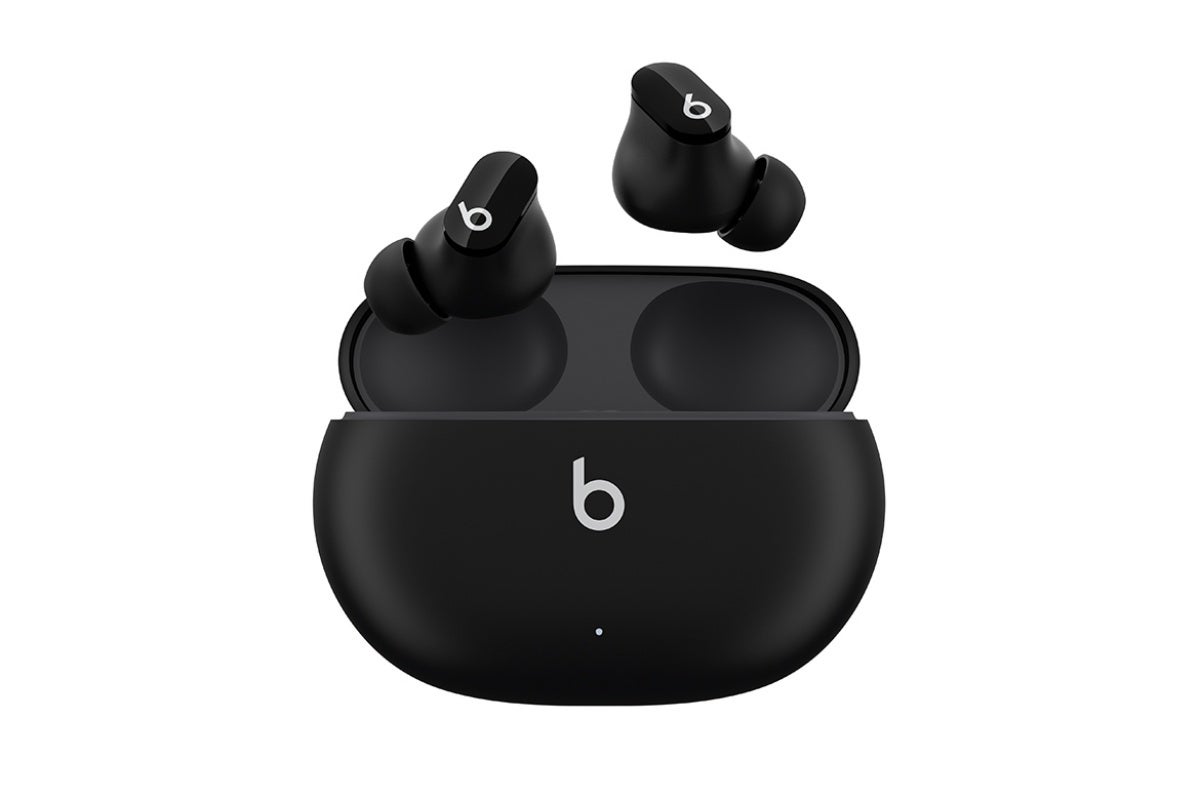 The Studio Buds+ should look very similar to the original Studio Buds (pictured here). - These are the (likely official) price, release date, and key features of Apple&#039;s Beats Studio Buds+