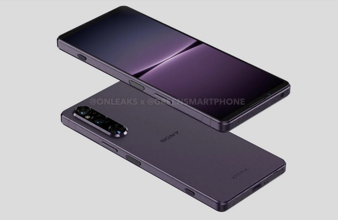 Sony Xperia I V render - Sony reveals the exact date when it will unveil the Xperia 1 V