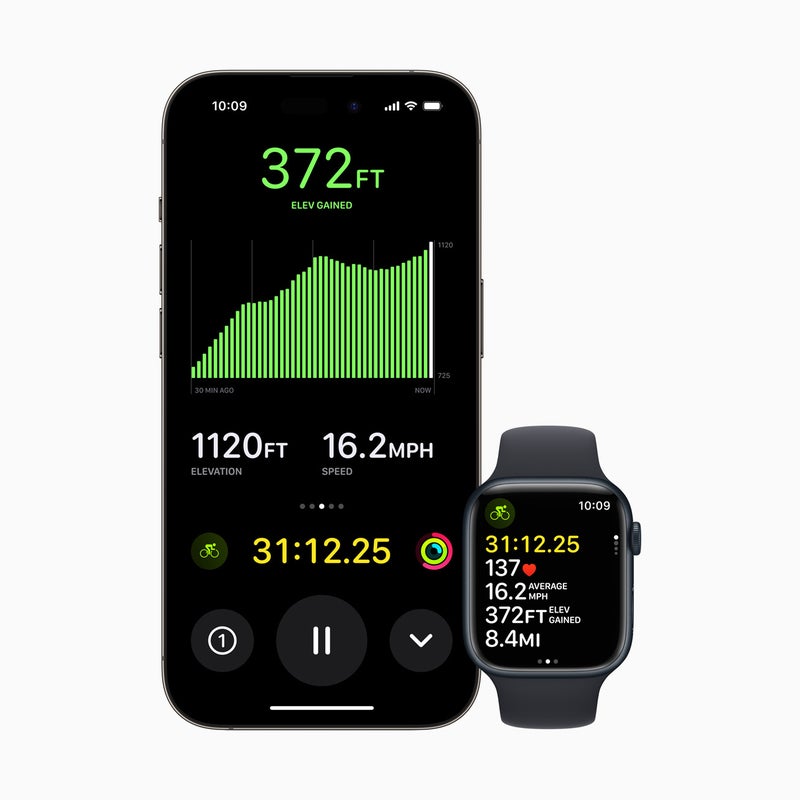 watchOS 10 will turn your iPhone into a cycling computer