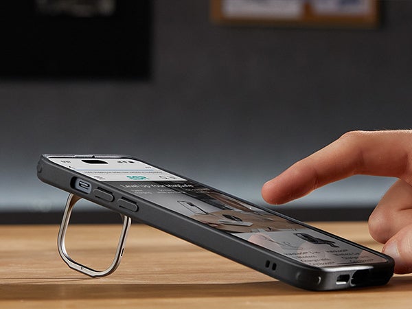 Protect your iPhone 15 with the next-level ESR cases: strong MagSafe, integrated Stash Stand